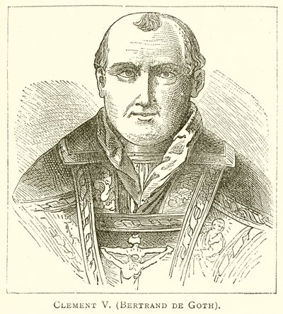 Clement V. (Bertrand de Goth) door English School