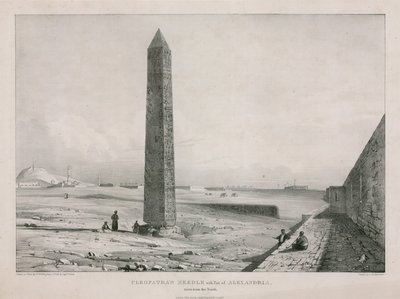 Cleopatras Naald met een deel van Alexandrië, genomen vanuit het Noorden door English School