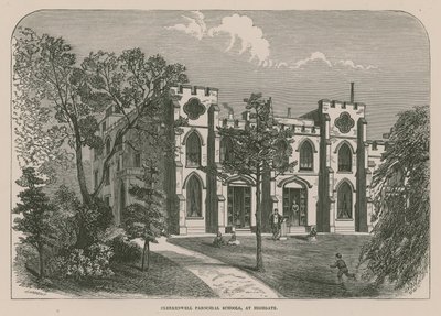 Clerkenwell Parochiale Scholen in Highgate, Londen door English School