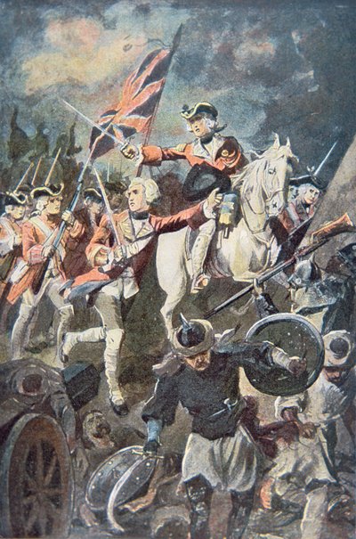 Clive bij Plassey door English School
