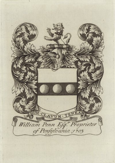 Wapen van William Penn door English School