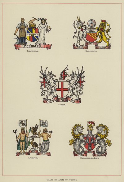 Wapenschilden van Steden door English School