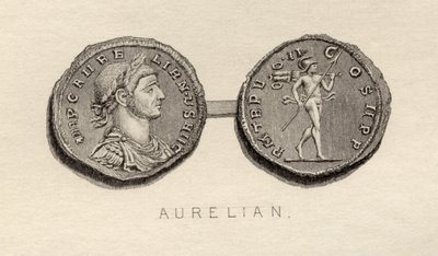 Munt uit het tijdperk van Aurelianus door English School