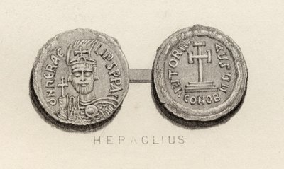 Munt uit de tijd van Heraclius door English School