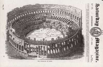 Colosseum, Rome (gravure) door English School