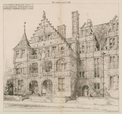 Collingham Gardens, Kensington, Londen door English School