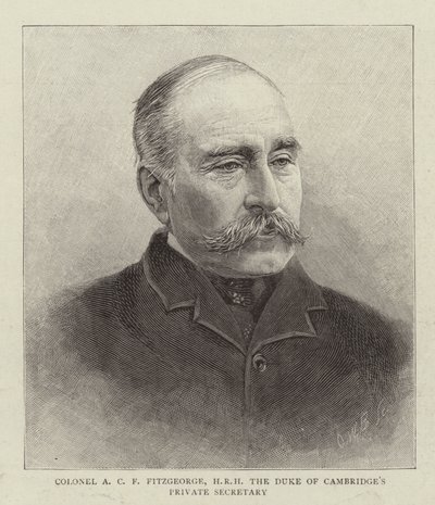 Kolonel A C F Fitzgeorge, Privésecretaris van ZKH de Hertog van Cambridge door English School