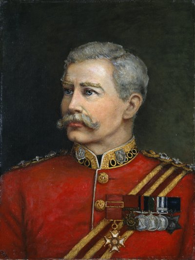 Kolonel Hugh Shaw VC CB, Royal Irish Regiment, 1885 door English School