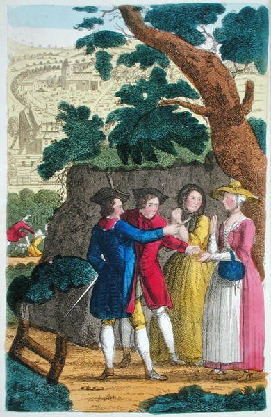 Kolonel Jack berooft Mary Smith, illustratie uit 