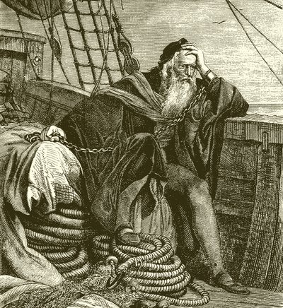 Columbus in ketenen door English School