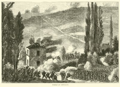 Gevecht bij Chatillon, oktober 1870 door English School