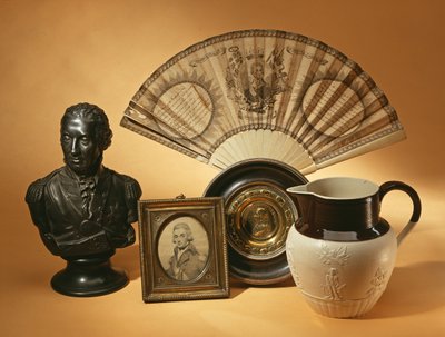 Herdenkingsitems met betrekking tot admiraal Lord Nelson, 1798-ca. 1830 door English School