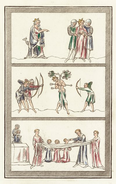 Veroordeling van Edmund, Dood van Koning Edmund, Sacrament van Het Avondmaal door English School