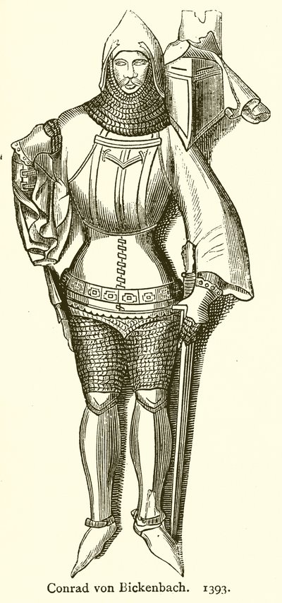 Conrad von Bickenbach. 1393 door English School