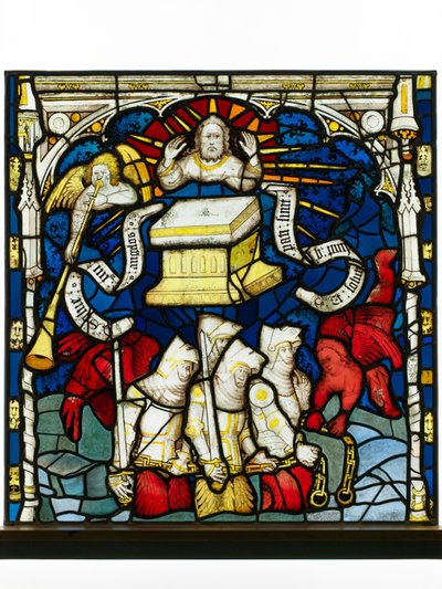 Geconserveerd paneel van het Grote Oostraam in York Minster: 