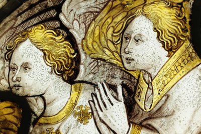 Geconserveerd gedeelte van het Grote Oostraam in York Minster: 