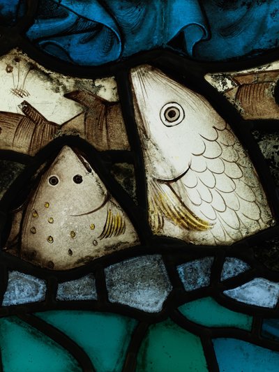 Geconserveerd gedeelte van het Grote Oostraam in York Minster: 