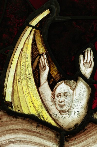 Geconserveerd gedeelte van het Grote Oostraam in York Minster: 