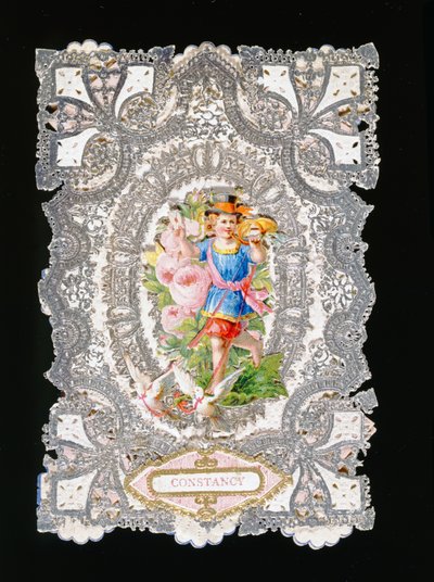 Standvastigheid, Valentijnskaart, ca. 1860 door English School