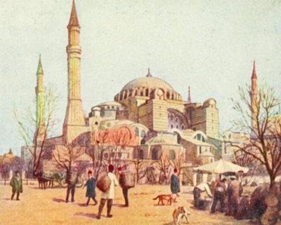 Constantinopel, St. Sophia Moskee door English School
