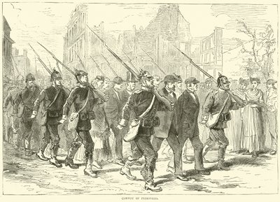 Konvooi van gevangenen, oktober 1870 door English School