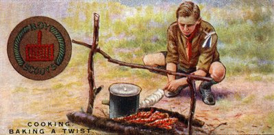 Kookvaardigheidsbadge voor Scouts - Bakken van een Twist, 1929 door English School