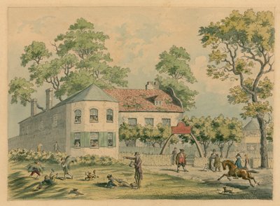 Copenhagen House, Londen; originele aquarel door F. W. Pailthorpe door English School