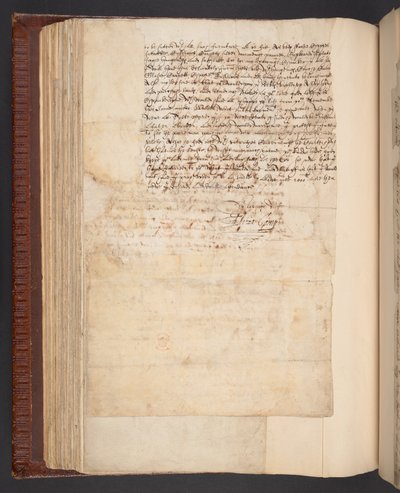 Kopie van een brief van Lady Elizabeth Compton, later gravin van Northampton, aan haar man, Harley MS 7003, f.158v (pen en inkt op papier) door English School