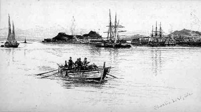 Corfu, Griekenland, uit 