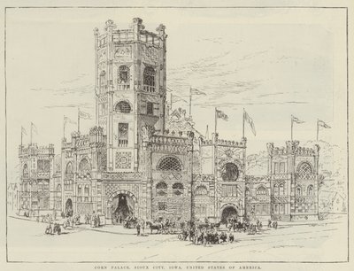 Corn Palace, Sioux City, Iowa, Verenigde Staten van Amerika door English School