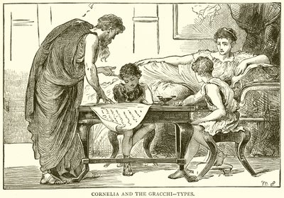 Cornelia en de Gracchi--Typen door English School