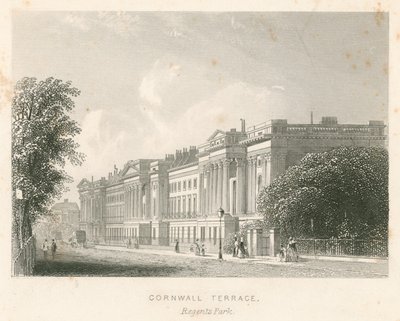 Cornwall Terrace, Regents Park, Londen door English School