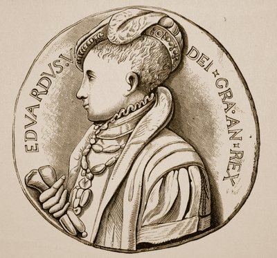 Kroningsmedaille van Edward VI door English School