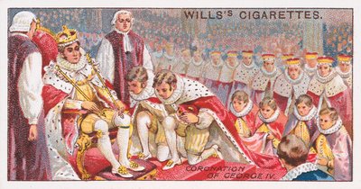 Kroning van George IV door English School