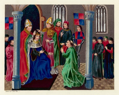 Kroning van Koning Hendrik IV door English School