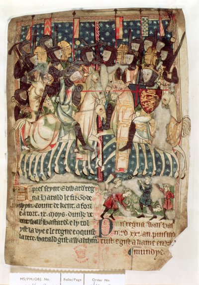 William doodt Harold in de Slag bij Hastings, uit de 