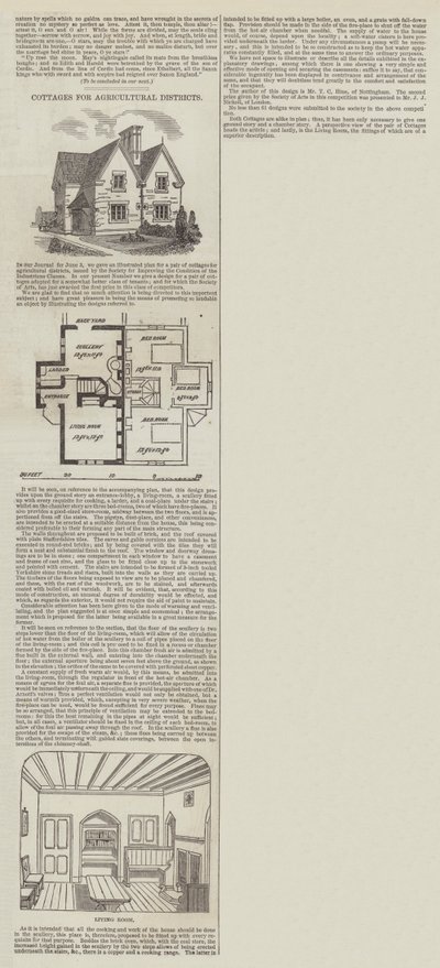 Cottages voor Landbouwgebieden door English School