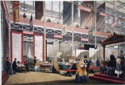 Katoen, uit Dickinsons Omvattende Afbeeldingen van de Grote Tentoonstelling van 1851, gepubliceerd 1854 door English School