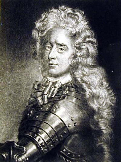 Graaf Konismark (overleden 1686) illustratie uit Portretten van Karakters Illustere in de Britse Geschiedenis, gegraveerd door Richard Earlom en Charles Turner door English School