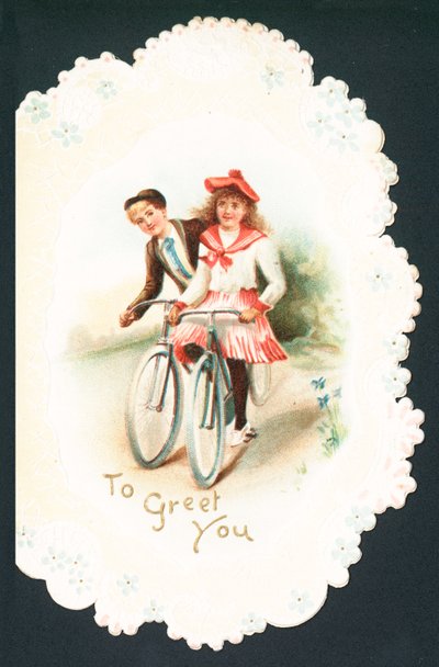 Stel fietst door English School