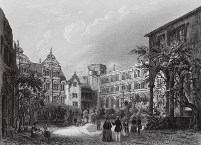 Binnenplaats van Heidelberg door English School