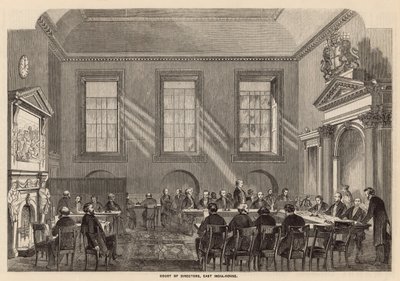 Hof van Bestuurders, East India House door English School