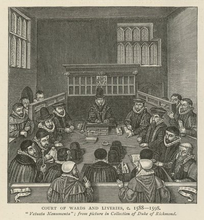 Hof van Wards en Liveries, circa 1588-1589 door English School