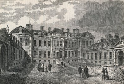 Binnenplaats van Montagu House door English School