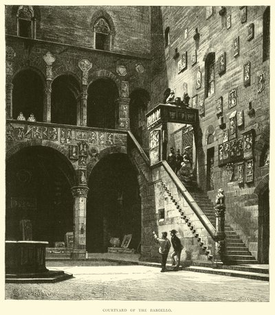 Binnenplaats van het Bargello door English School