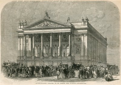 Covent Garden Theatre, Londen - wordt vanavond geopend door English School
