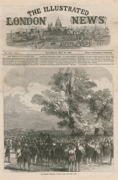 Omslag van de Illustrated London News door English School