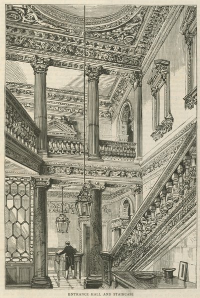 Cowfields, 30 Old Burlington Street: Entreehal en Trap door English School
