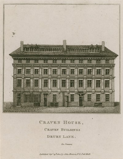 Craven House, Craven Buildings, Drury Lane, Londen door English School