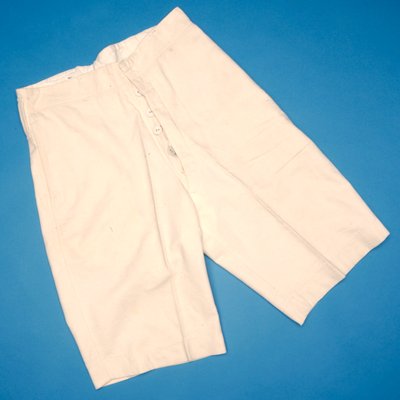 Crème flanellen shorts, begin 20e eeuw door English School